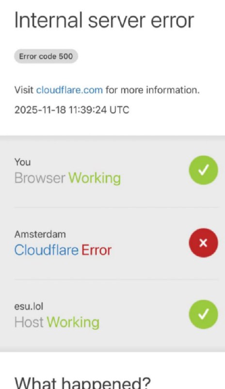Cloudflare崩溃导致全球大量网站瘫痪