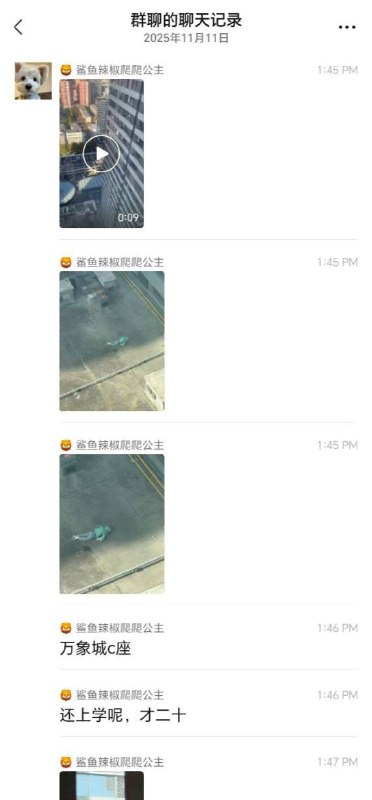 11月11日 河北 石家庄 华润 万象城 C座，一女生在被劝了四小时后趁着工作人员吃饭的时间跳楼身亡 当场盖布跳楼 自杀 女生11月11日 河北 石家庄 华润 万象城 C座，一女生在被劝了四小时后趁着工作人员吃饭的时间跳楼身亡 当场盖布跳楼 自杀 女生