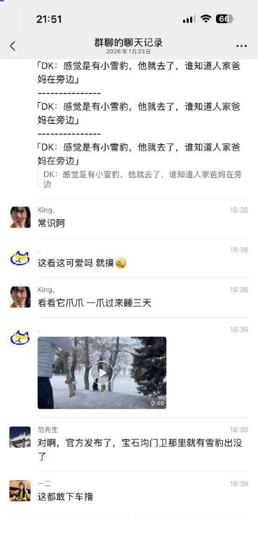 可可托海 雪豹 伤人 官方通报
