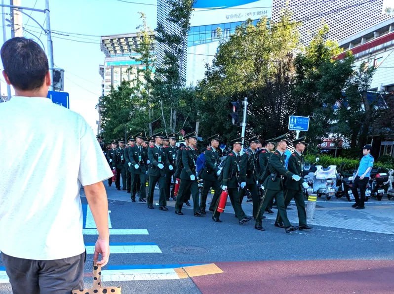 北京九三阅兵今演练彩排区域管控森严阅兵彩排北京九三阅兵今演练彩排区域管控森严阅兵彩排