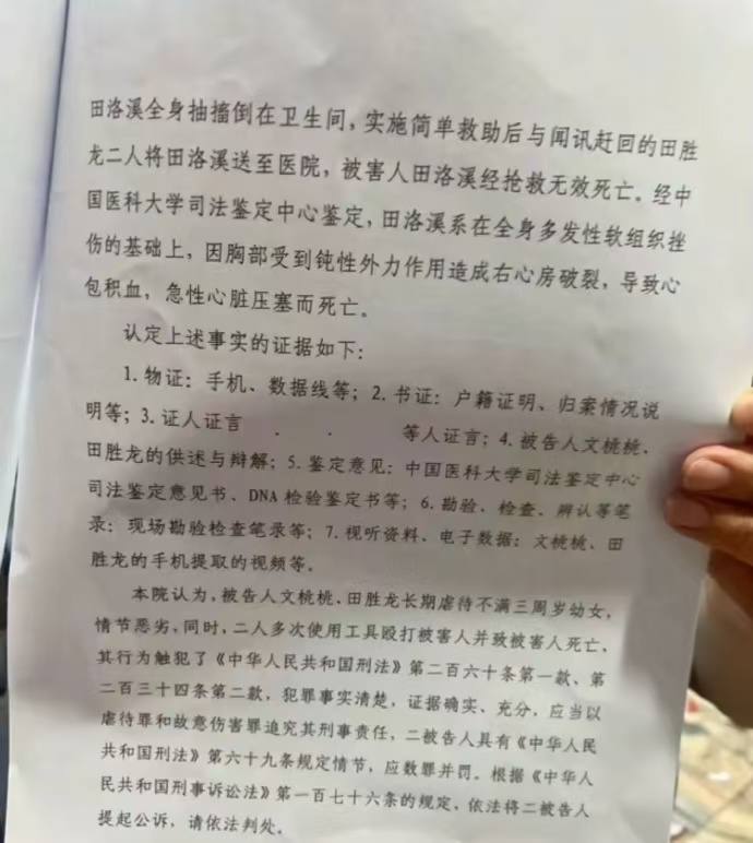 内蒙古3岁女童被虐致死案新进展