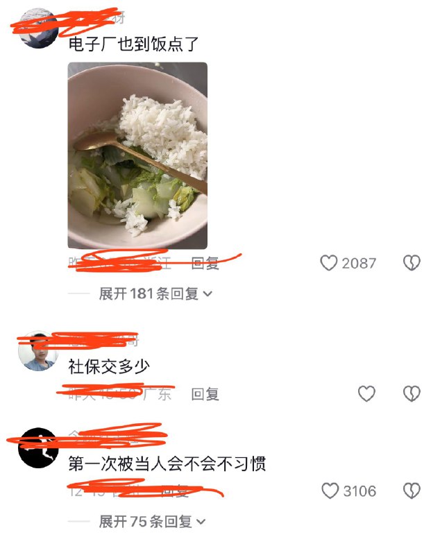 一个在日本工厂，打工的博主晒她的午餐，评论区都是嘲讽一个在日本工厂，打工的博主晒她的午餐，评论区都是嘲讽