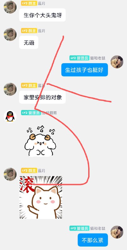 老,公不在家，老婆在群内与多人聊骚，邀约参加多人游戏
