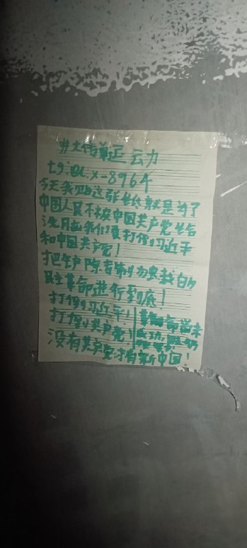 #大传单运动#遍地开花