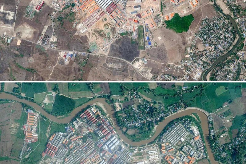 缅甸 诈骗 园区 恢复 扩建 多栋大楼拔地而起中国、泰国与缅甸当局虽联手突击缅甸边境诈骗园区，但卫星图像与无人机影片显示，这些诈骗工厂不仅仍在运作，规模更胜以往