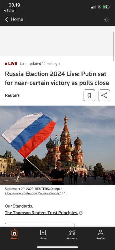 #普京71岁正在俄罗斯🇷🇺总统选举中取得胜利，在他入侵乌克兰和残酷镇压持不同政见者期间，他又巩固了六年的统治