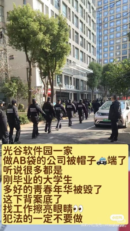 2026年1月6日，武汉光谷软件园E期200余人涉