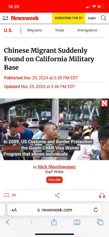#中国🇨🇳偷渡者被发现在🇺🇸加州军事基地一名中国🇨🇳国民在🇺🇸加利福尼亚州的海军陆战队基地被捕引发了许多问题