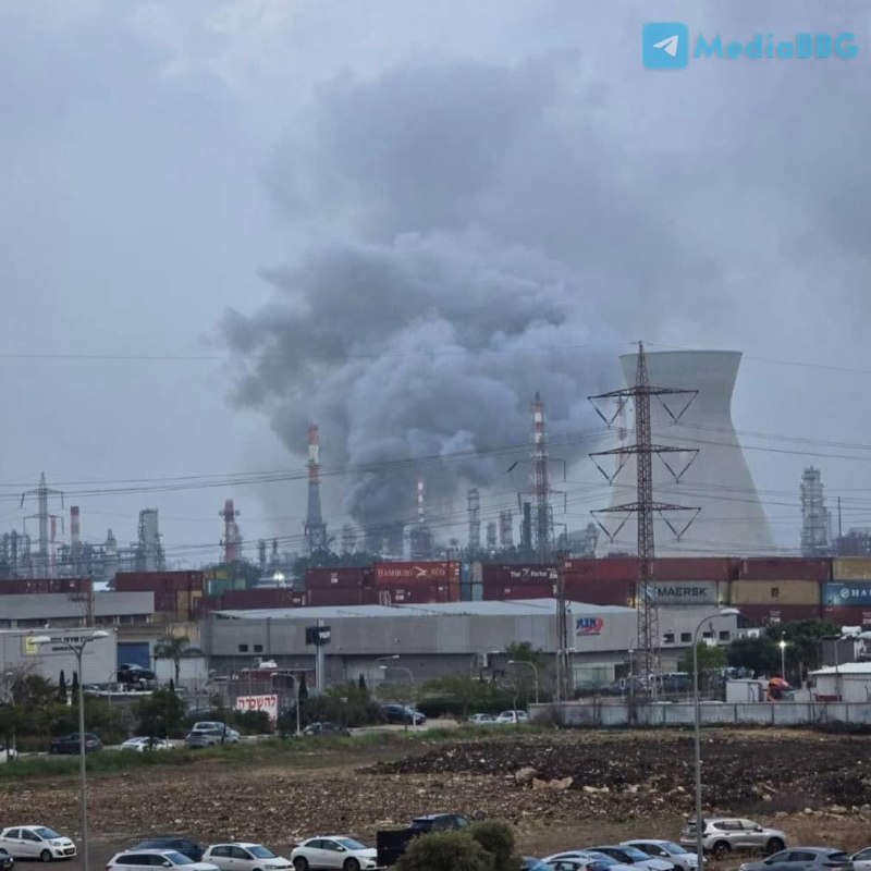 ‼️ 🇮🇷以色列石油化工厂遭伊朗袭击