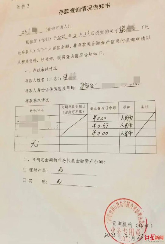 女子称亡夫13万存款消失账户被注销银行主张的是账户没钱，工作人员失误，人家查了两次银行都说有十几万，两次都看错了？突然没了还给人家销户了 #这就是中国 #诈骗中国 🇨🇳女子称亡夫13万存款消失账户被注销银行主张的是账户没钱，工作人员失误，人家查了两次银行都说有十几万，两次都看错了？突然没了还给人家销户了 #这就是中国 #诈骗中国 🇨🇳