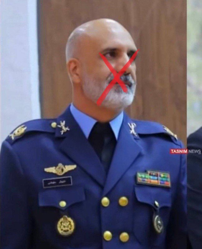伊朗反对派消息人士称，伊朗大不里士空军基地司令达里尤什·苏莱曼尼昨晚在空袭中遭斩首