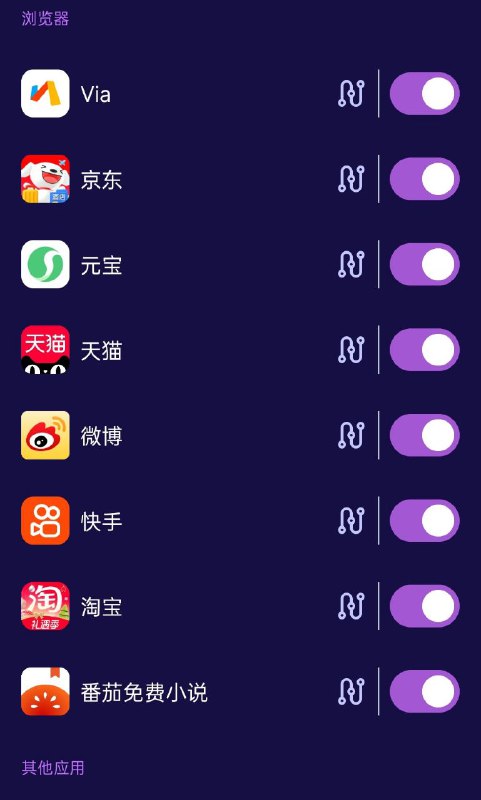 用Tor VPN时发现的 第一个除外全几把套壳浏览器🤣