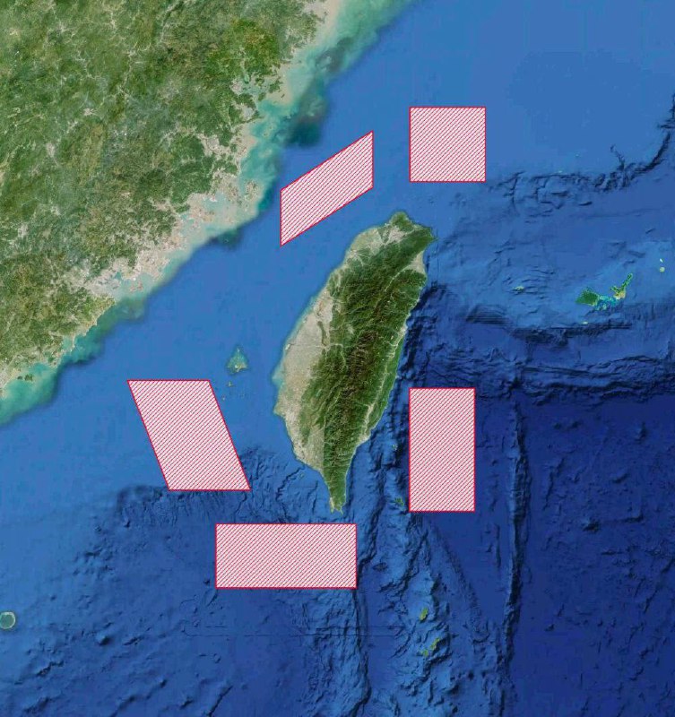 据新华社报道，解放军东部战区周二将于台湾周边举行陆、海、空与火箭军参加“正义使命-2025”实弹演习