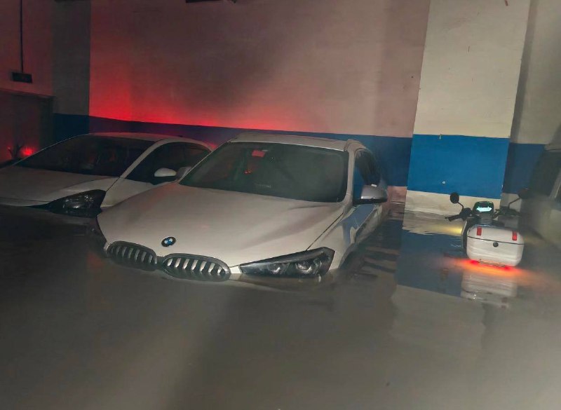 车主要哭死一大片～#长沙暴雨车主要哭死一大片～#长沙暴雨