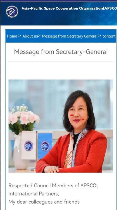 6月18日，网友挖出“外交豁免姐”为亚太空间合作组织秘书长余琦