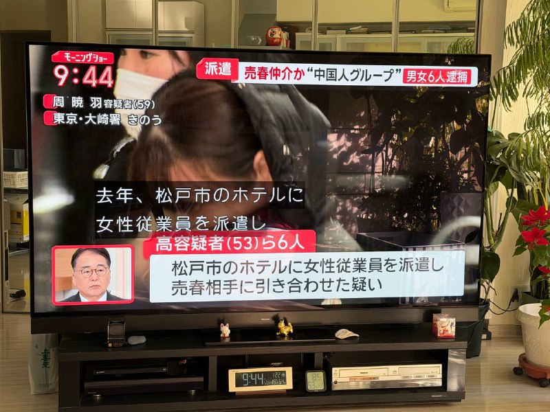 6名中国人男女，在千叶松户某酒店，轮番配送20～30岁短期访日签证的外国女子，进行卖淫活动而被逮捕
