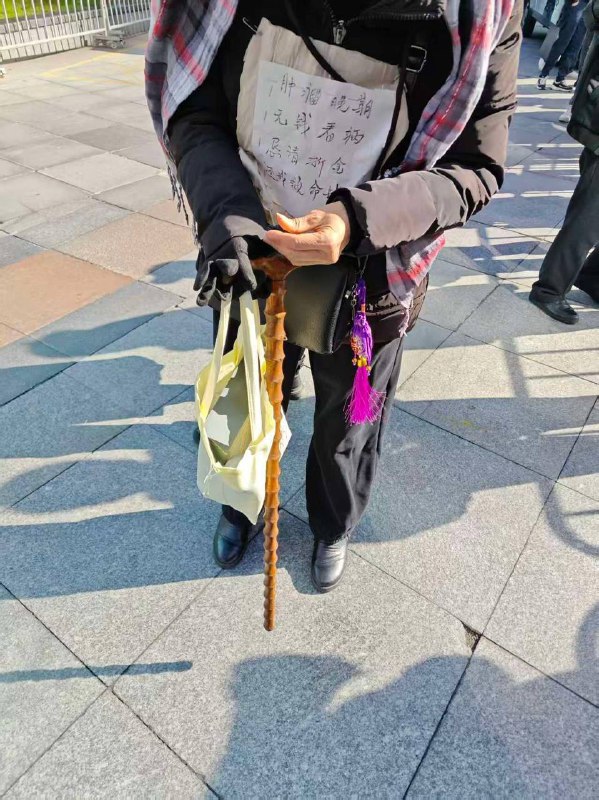 “我想活下去，有罪吗？”12月15日，浙金中心门口，一名癌症晚期的浙金投资者拄着拐杖苦苦哀求，乞求浙金公司返还其多年积攒的血汗钱